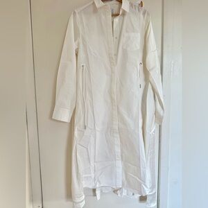 Designer-Style Shirt Dress with slip dress